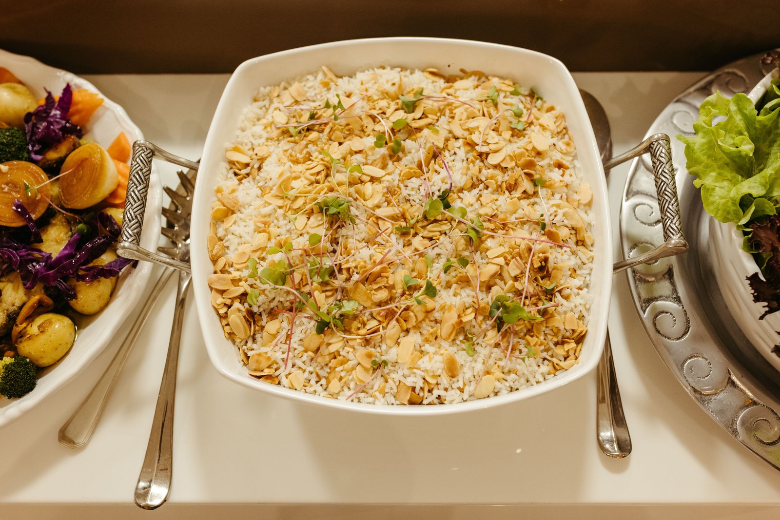 Basmati Rice Pilaf with Dried Fruits and Almonds