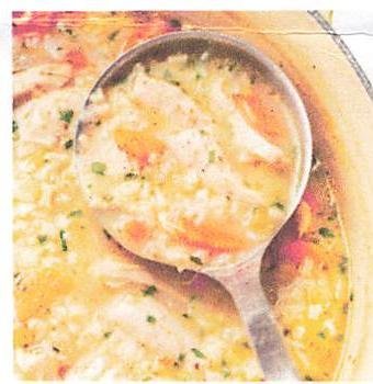 Easy Chicken and Rice Soup
